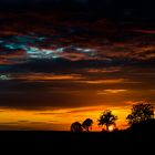 Sonnenuntergang im Erzgebirge