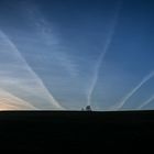 Sonnenuntergang im Erzgebirge