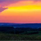 Sonnenuntergang im Erzgebirge