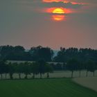 Sonnenuntergang im Erzgebirge