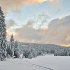 Sonnenuntergang im Erzgebirge