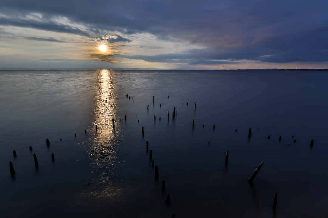 Sonnenuntergang im Februar