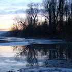 Sonnenuntergang im Februar