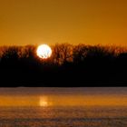 Sonnenuntergang im Februar