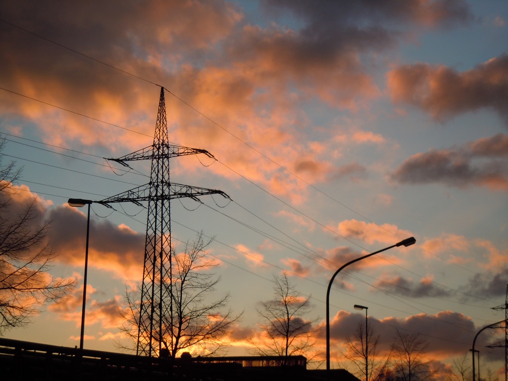 Sonnenuntergang im Feburar