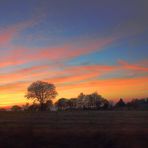 Sonnenuntergang im Fichtelgebirge