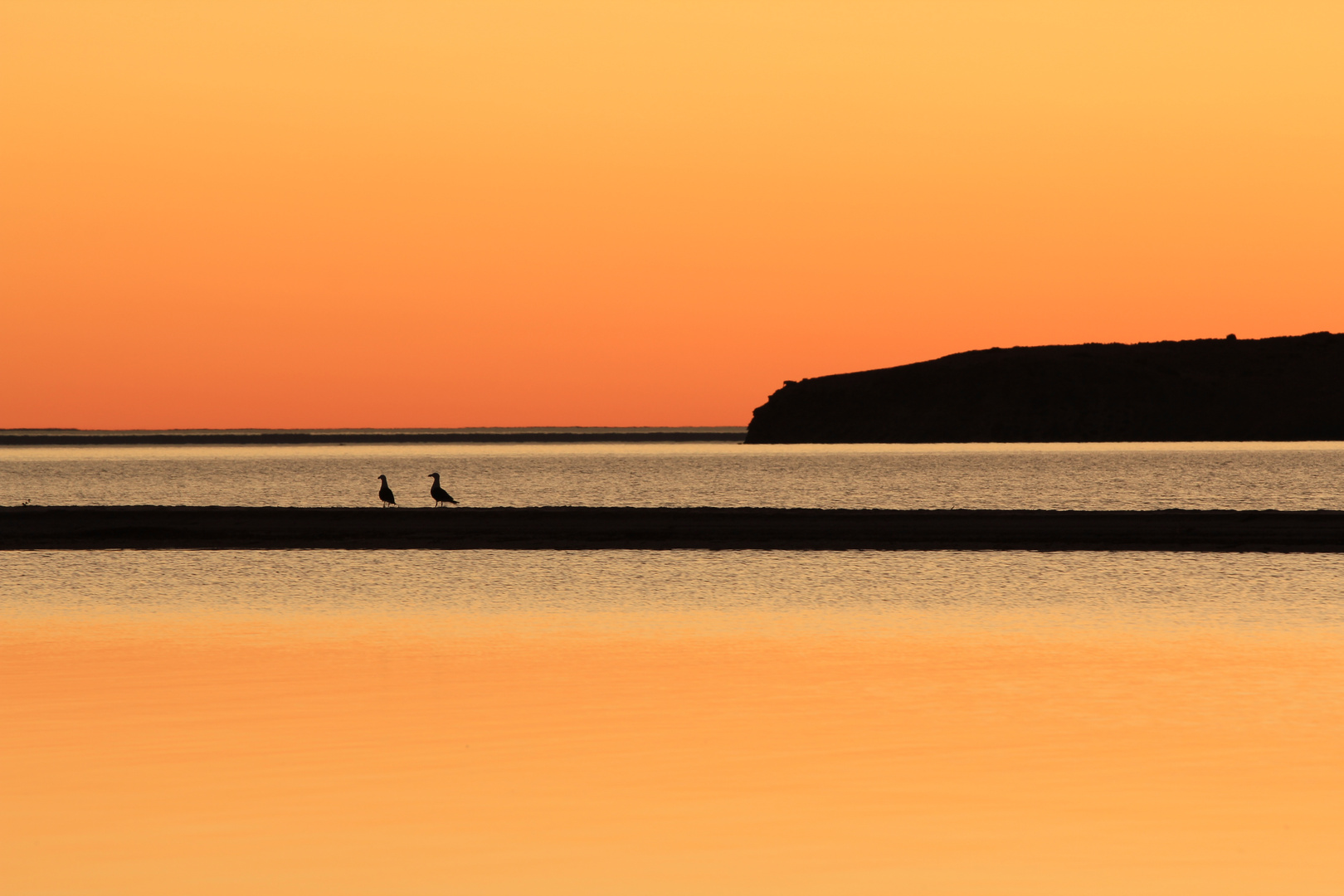 Sonnenuntergang im Fowlers Camp / Australien (WA)