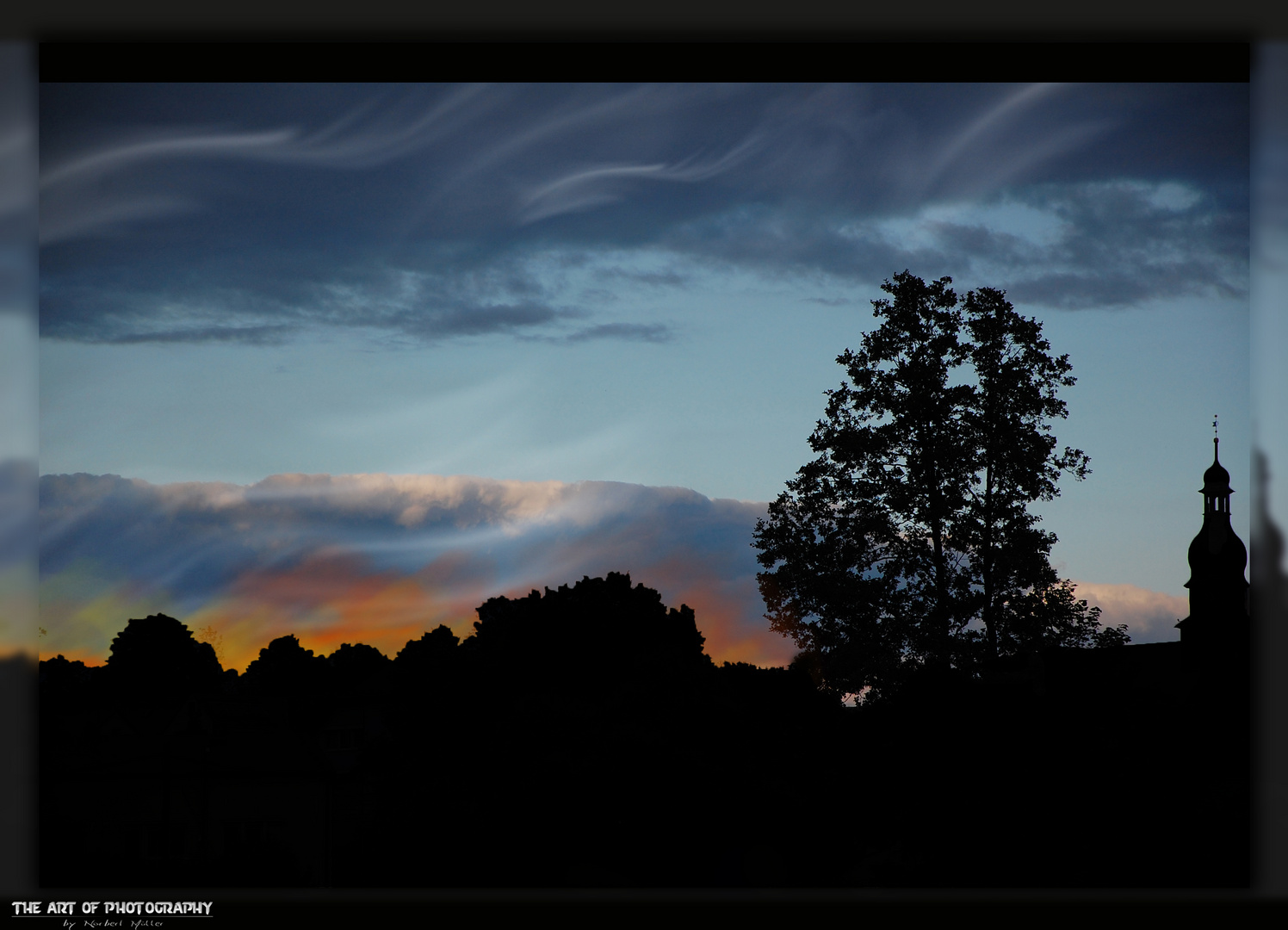 Sonnenuntergang im Frankenwald