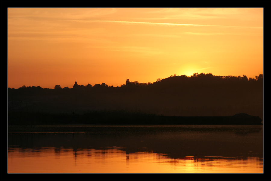 Sonnenuntergang im Geiseltal