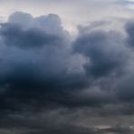 Sonnenuntergang im Gewitter