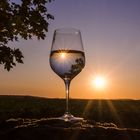 Sonnenuntergang im Glas