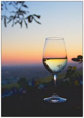 Sonnenuntergang im Glas