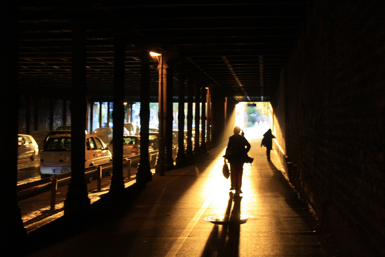 Sonnenuntergang im Gleimtunnel