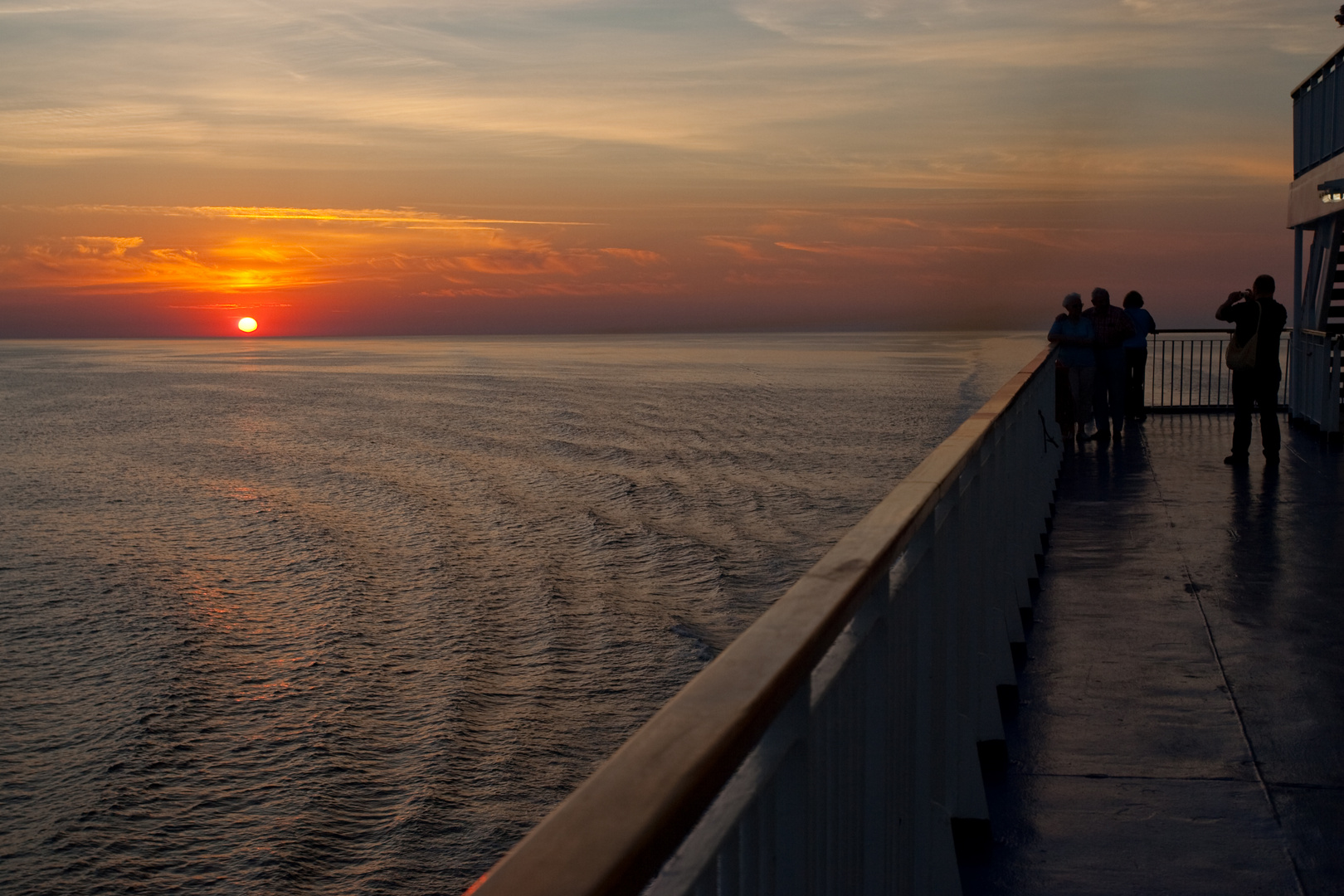 Sonnenuntergang im Großen Belt