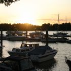 Sonnenuntergang im Hafen