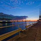 Sonnenuntergang im Hafen