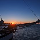 Sonnenuntergang im Hafen