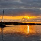 Sonnenuntergang im Hafen