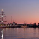 Sonnenuntergang im Hafen