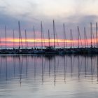 Sonnenuntergang im Hafen Timmendorfer Strand