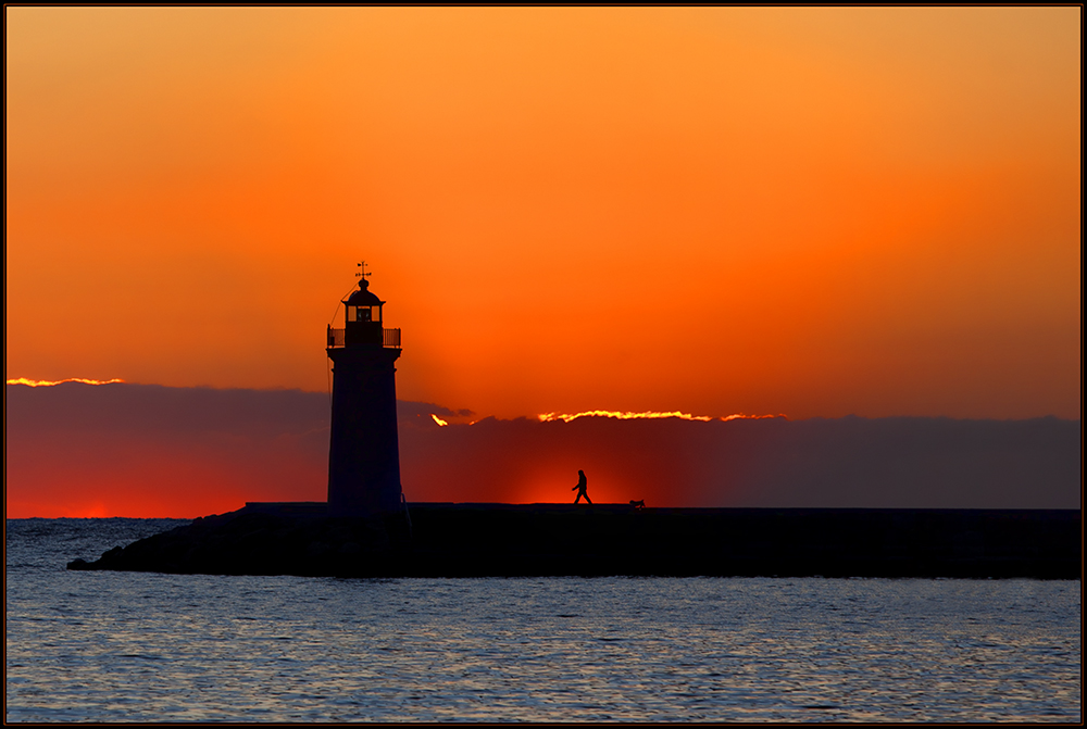 Sonnenuntergang im Hafen von Andratx