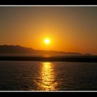 Sonnenuntergang im Hafen von Heraklion