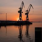 Sonnenuntergang im Hafen Wismar_02