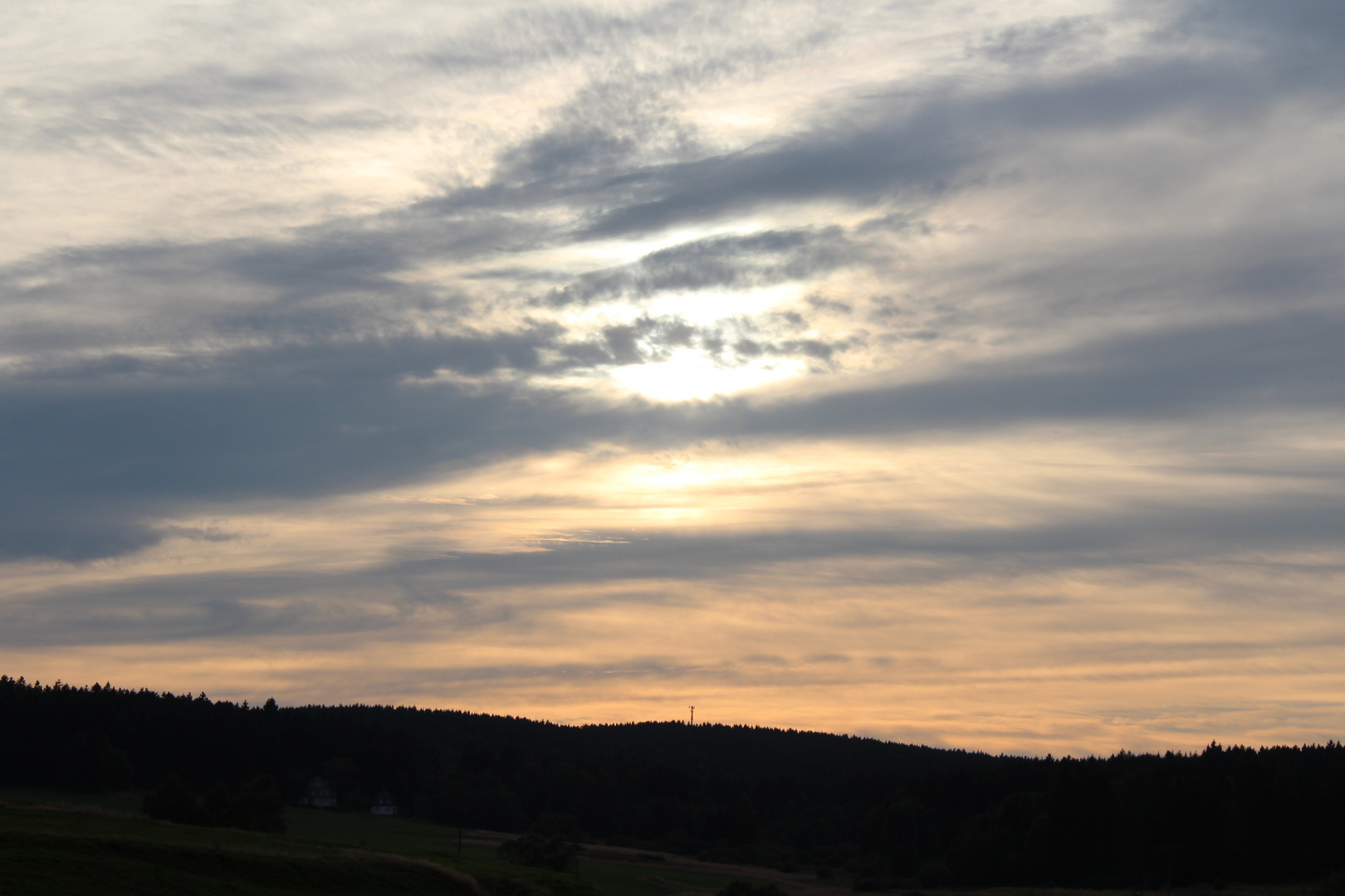 Sonnenuntergang im Harz