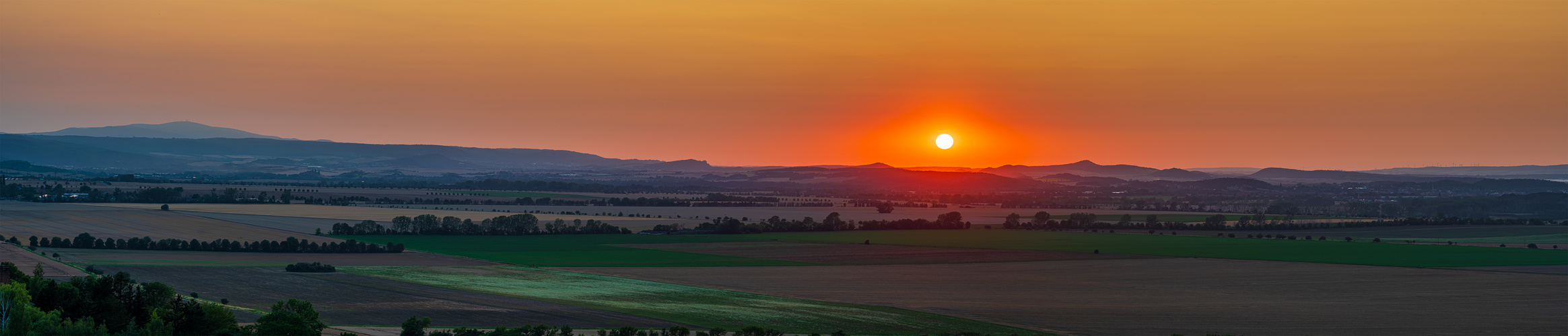 Sonnenuntergang im Harz