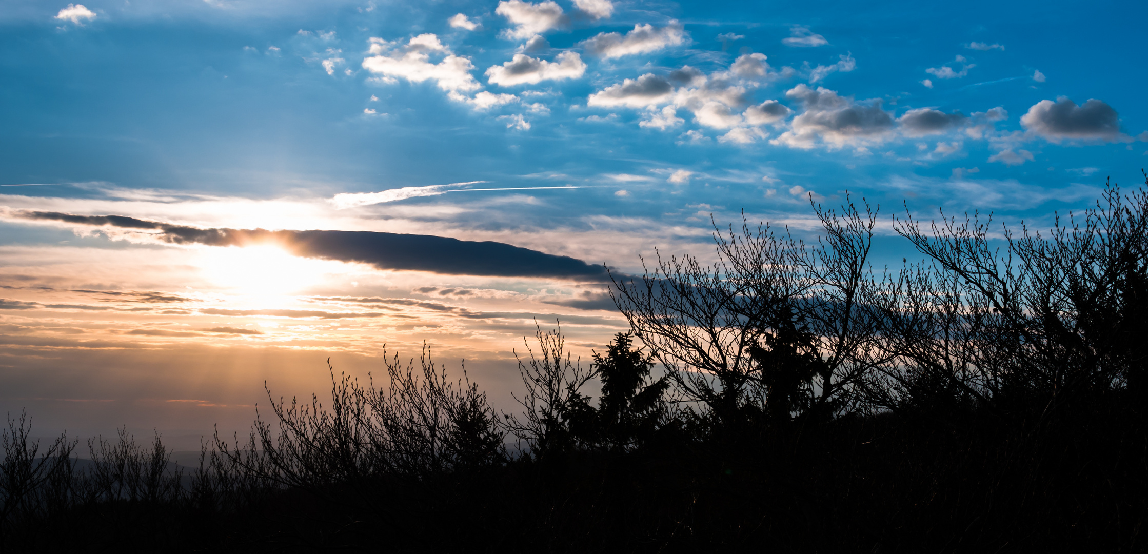 Sonnenuntergang im Harz