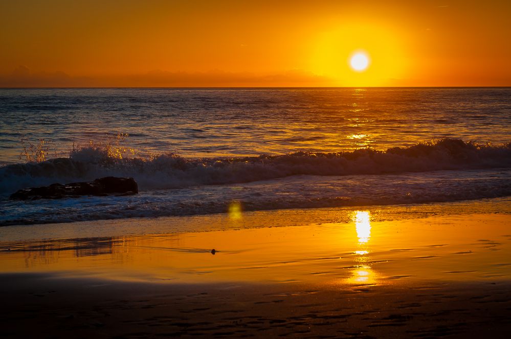 Sonnenuntergang im heißen Andalusien