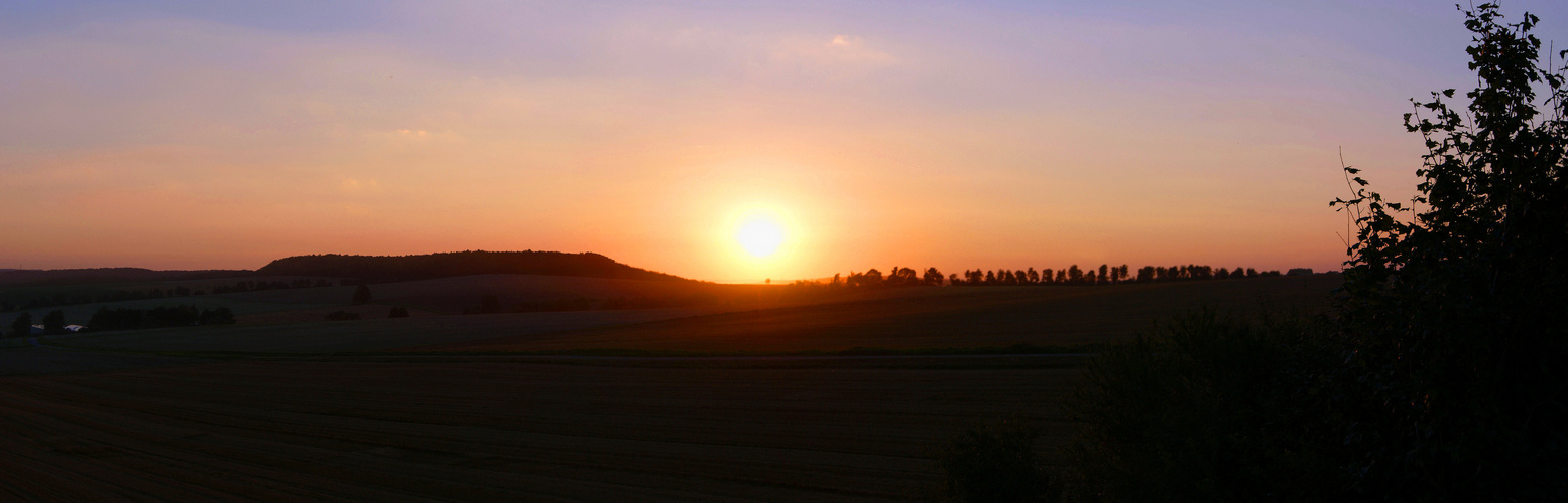 Sonnenuntergang im Herbst