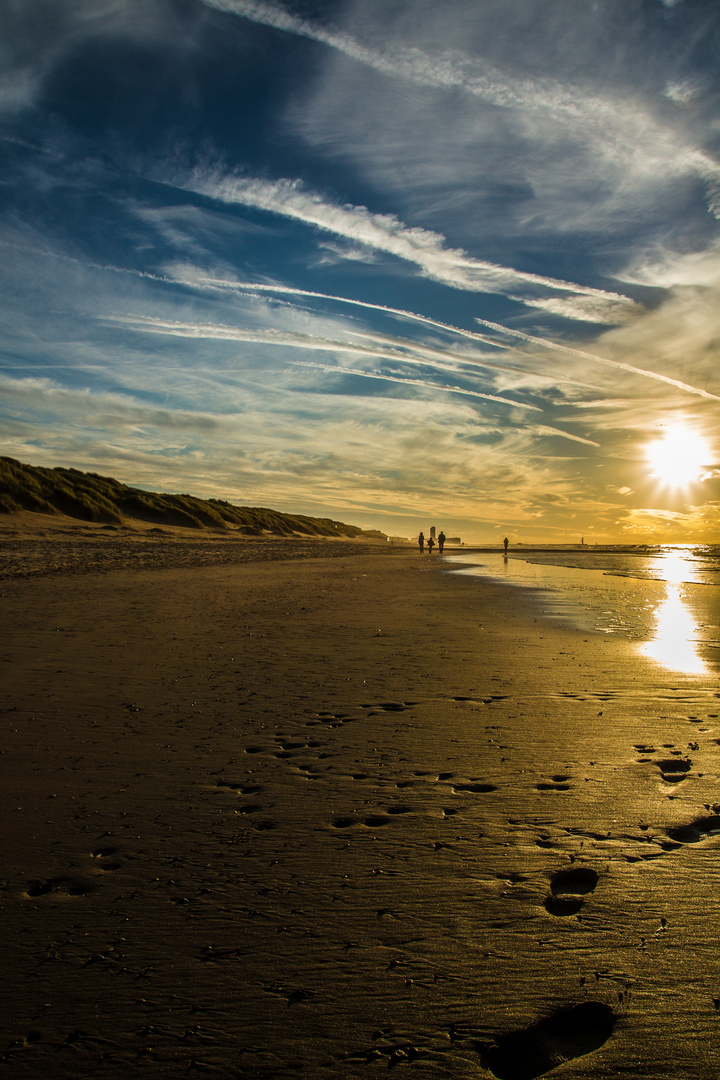 Sonnenuntergang im Herbst