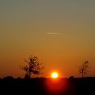 Sonnenuntergang im Herbst