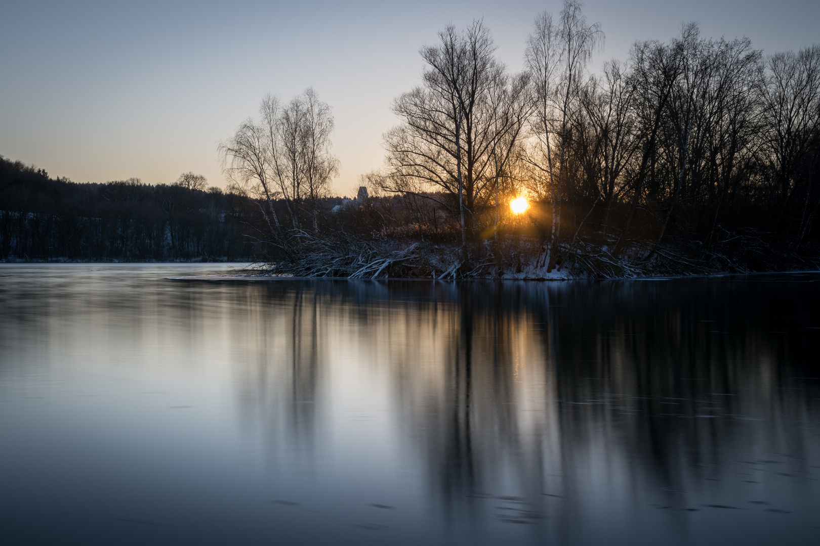 Sonnenuntergang im Herzen Niederbayerns