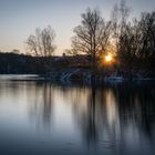 Sonnenuntergang im Herzen Niederbayerns