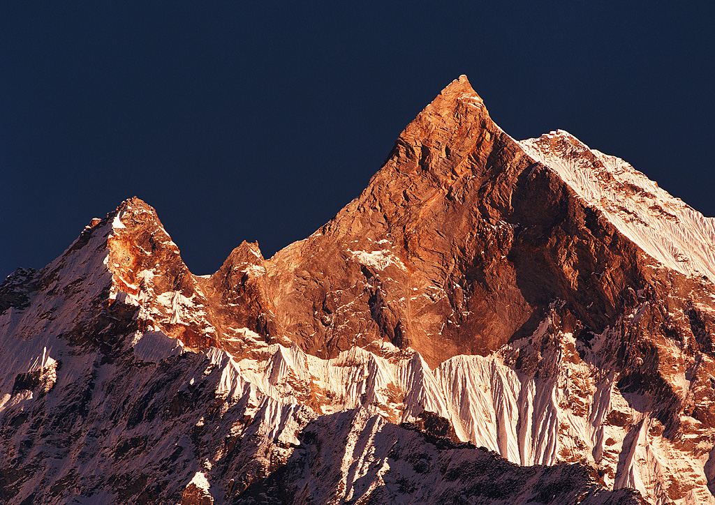 Sonnenuntergang im Himalaya