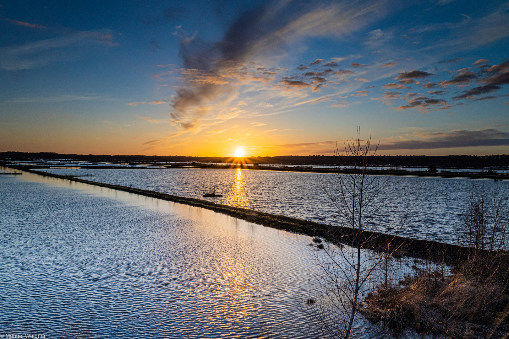 Sonnenuntergang im Himmelmoor