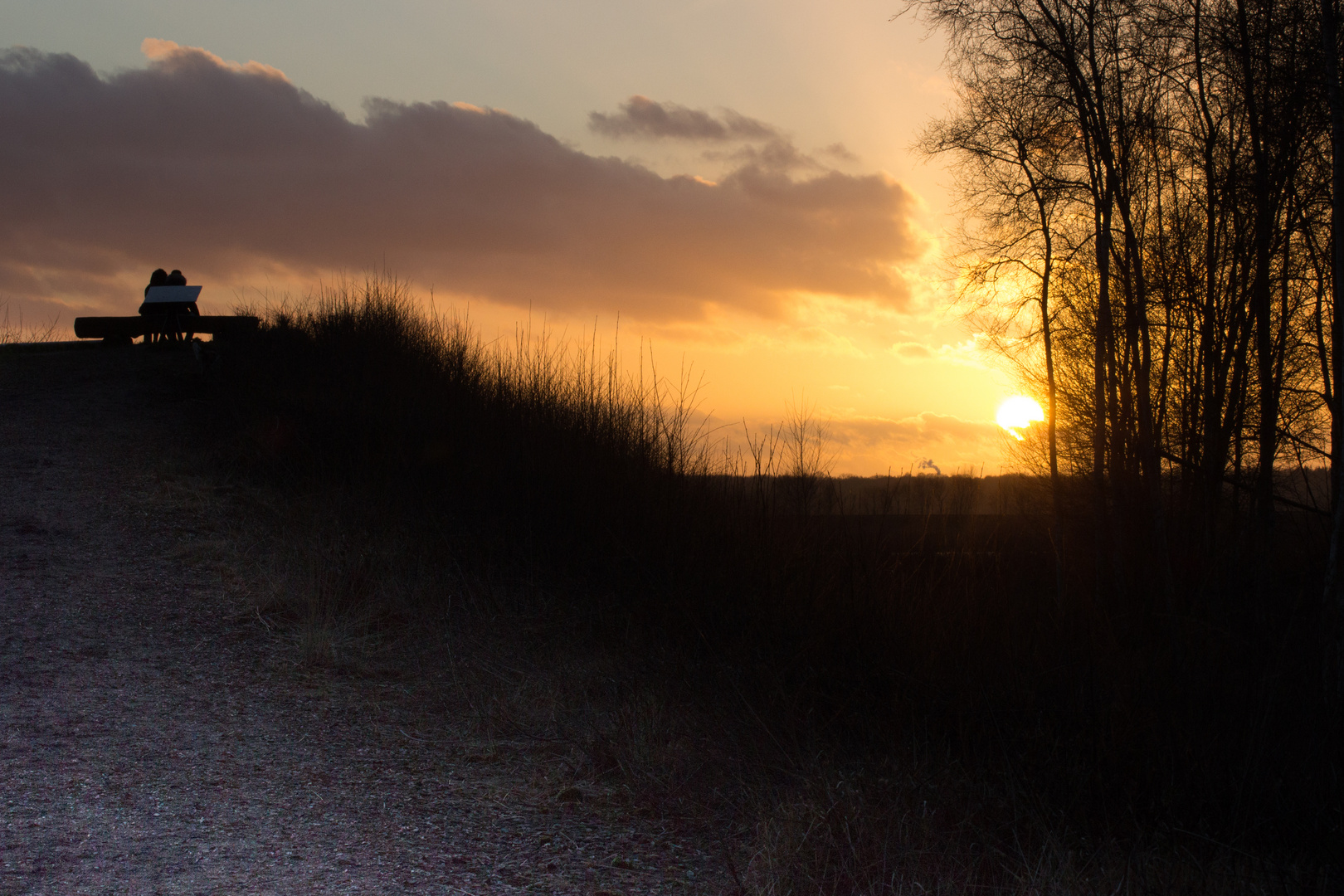 Sonnenuntergang im Himmelmoor