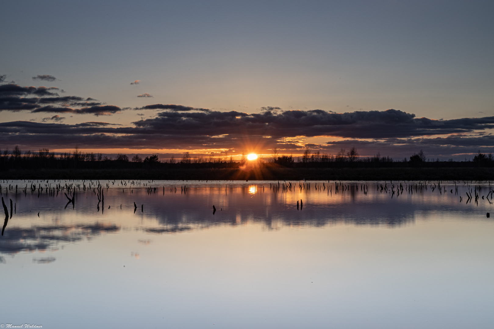 Sonnenuntergang im Himmelmoor