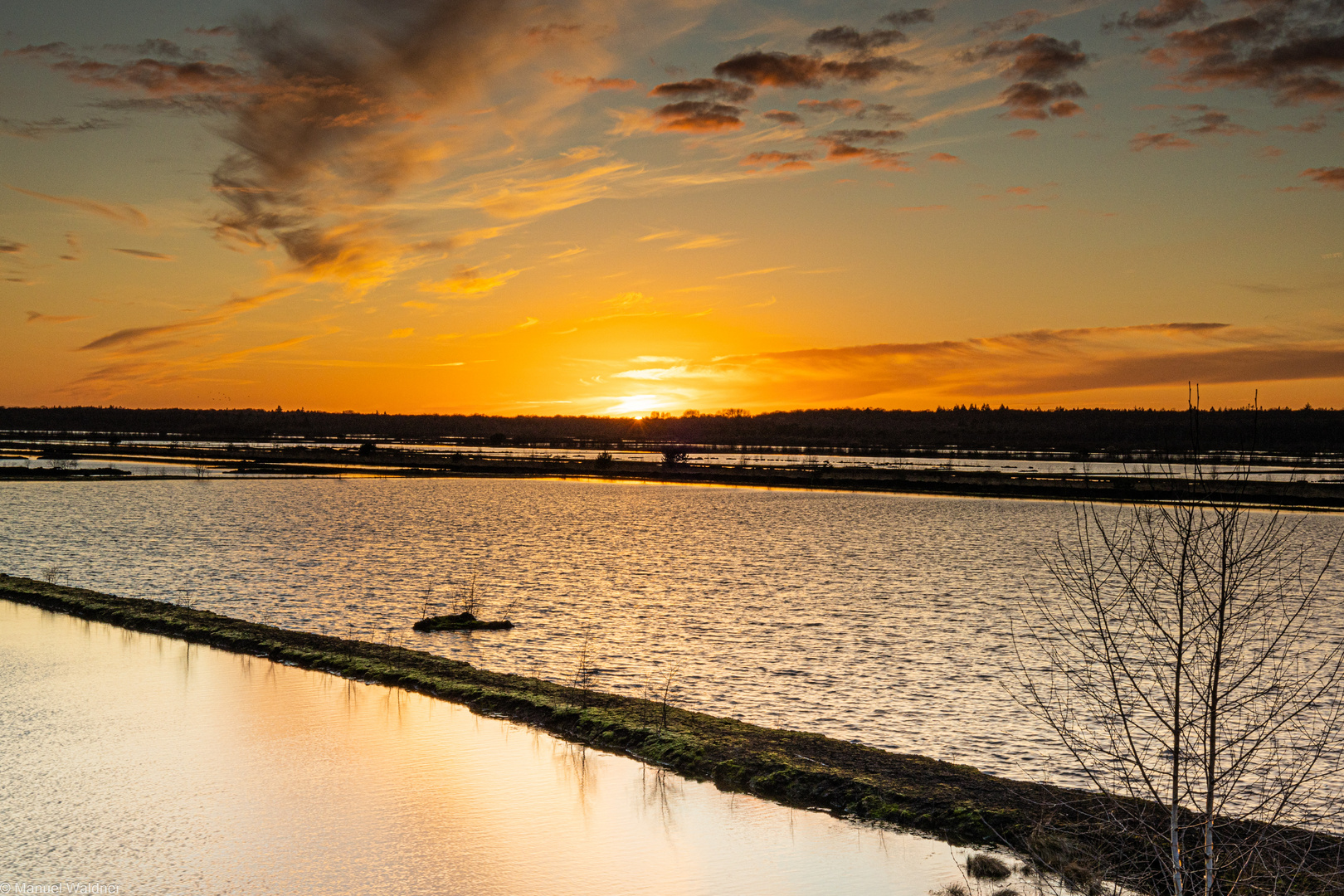 Sonnenuntergang im Himmelmoor