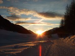 Sonnenuntergang im hinteren Ahrntal...