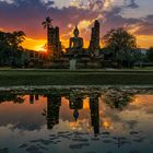 Sonnenuntergang im Historischen Park