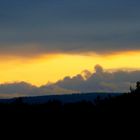 Sonnenuntergang im Hochwald