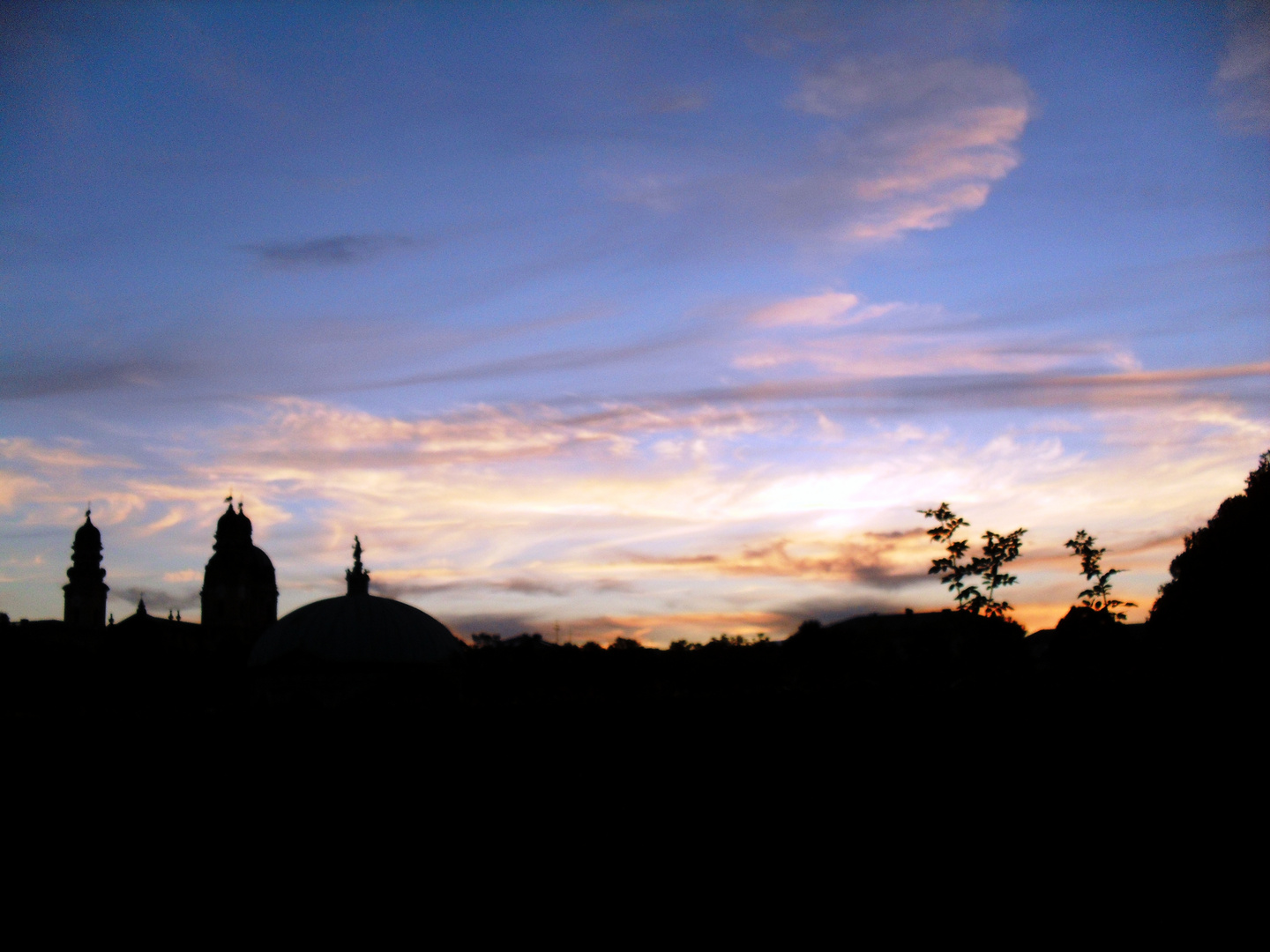 Sonnenuntergang im Hofgarten