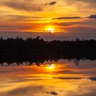 Sonnenuntergang im Hohen Moor