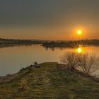 Sonnenuntergang im Hohenroder Naturschutzgebiet