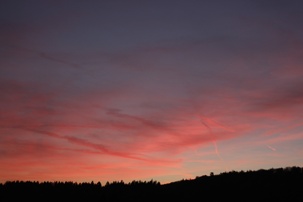 Sonnenuntergang im Hunsrück (2)