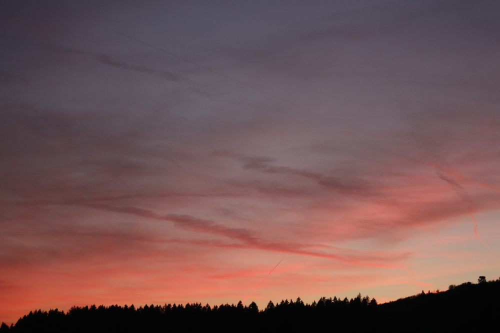 Sonnenuntergang im Hunsrück (3)