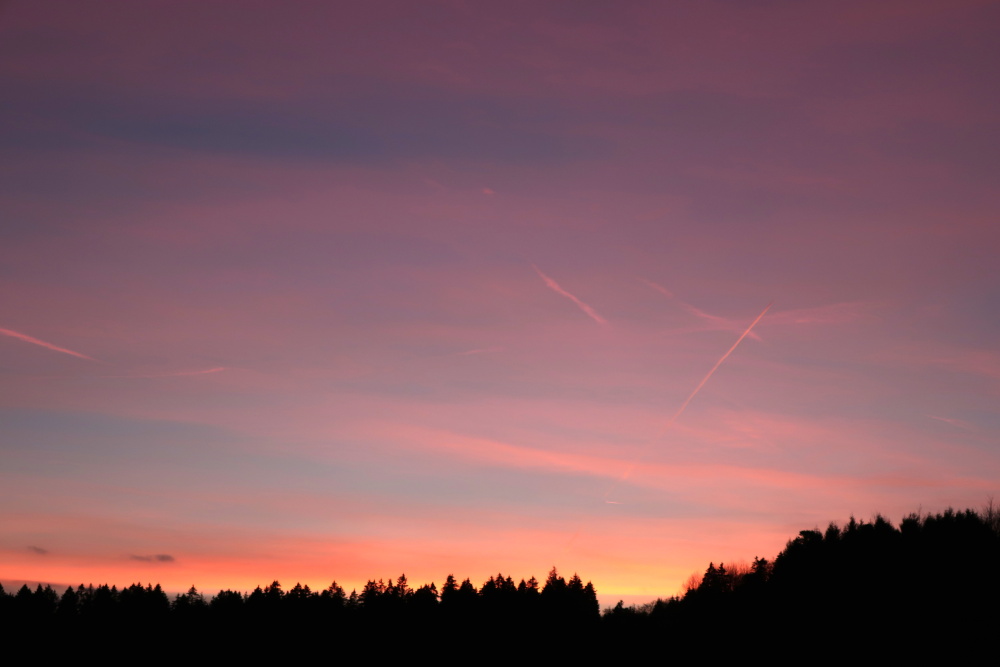 Sonnenuntergang im Hunsrück - Foto 2